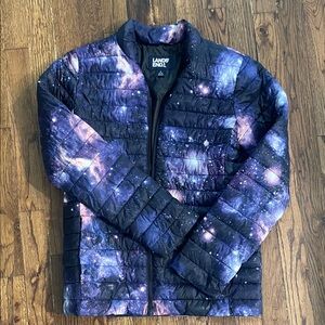 Lands' End Cosmic Print Quilted Jacket